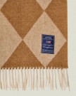 Lexington Argyle Pledd i Resirkulert Ull - Fudge/Hvit, 130x170cm thumbnail