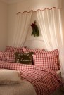 Lexington Flanell Sengesett - Rød/Beige, 140x220cm thumbnail