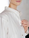 Høie Pilen Flanell Nattskjorte - Offwhite  thumbnail