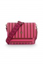 PIP Fenna Cross Body Bag Medium Stripe Pink thumbnail