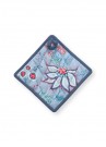 Gryteklut Square Flower Festival Blue - PIP 22x22cm  thumbnail