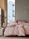 Barbro Krepp Sengesett, Varm Rosa 140x220cm thumbnail