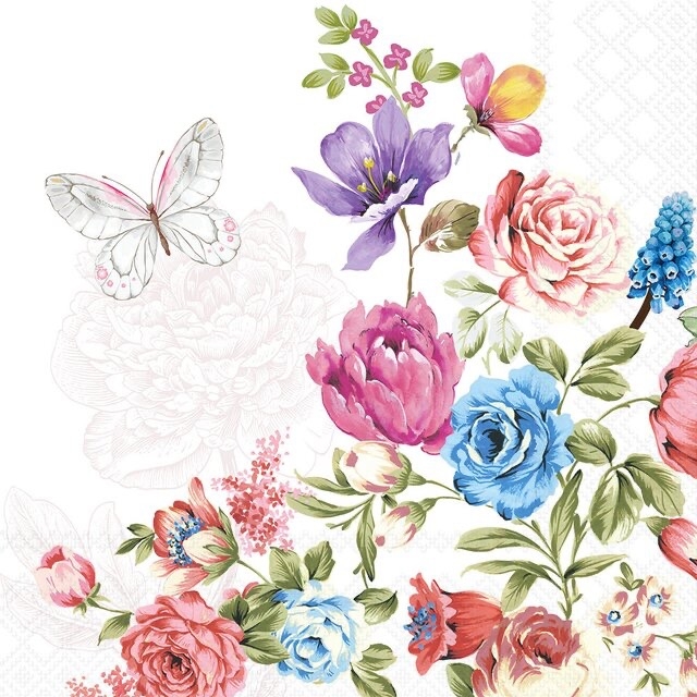 Serviettene fra Ambiente er produsert i papir av topp kvalitet, og det brukes kun miljøvennlige materialer. Serviettene har papir i tre lag.