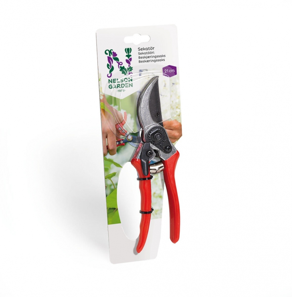 Klassisk modell med utbyttbart skjær av teflonbelagt stål. Kapasitet 20 mm.
